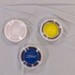 Camera 52mm Filter Lot - Nikon Y48, Nikon B12, Empty Nikon Filter Case